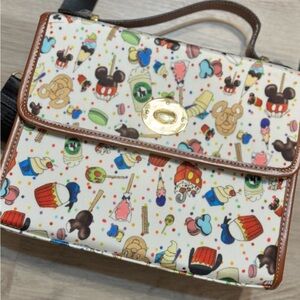 NWOT Disney Parks Best Day Ever Crossbody Canvas Purse